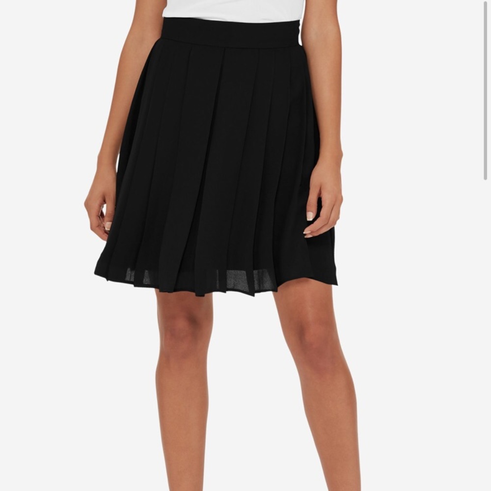 Black Pleated Skirt